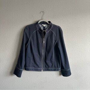 At. John Sport Denim Zip Jacket Large